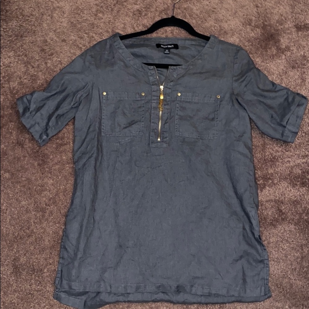 Grey linen shirt